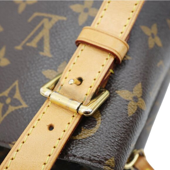 Louis Vuitton  Voltaire Monogram Canvas Shoulder Bag Brown - Picture 10 of 14